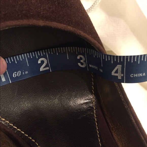 Prada Suede Peep Toe Heels - Picture 9 of 9